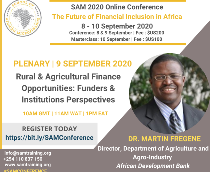 Rural & Agricultural Finance Opportunities Webinar by Dr. Martin Fregene